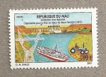 Stamps Mali -  Organización para propulsar el río Senegal