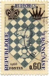 Stamps France -  JEU D`ECHECS