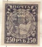 Stamps : Europe : Russia :  RUSIA 1924