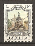 Stamps Italy -  Fuente de Neptuno.