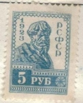 Stamps Russia -  RUSIA URSS 1923 (MI.233 I) Campesino NUEVO con charnela