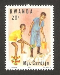 Sellos de Africa - Rwanda -  1109 - Centº del nacimiento del Cardenal Joseph Cardijn