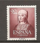 Stamps Spain -  V Centenario del nacimiento de Isabel la Catolica.