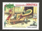 Sellos del Mundo : America : Dominica : Navidad 81, trabajando en el almacén