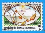 Stamps : Africa : Equatorial_Guinea :  Instrumentos Musicales