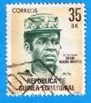 Stamps : Africa : Equatorial_Guinea :  Obiang Ngema Mbasggo