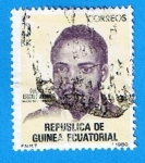 Stamps : Africa : Equatorial_Guinea :  Personaje