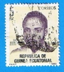 Stamps Equatorial Guinea -  Personaje
