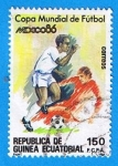 Stamps : Africa : Equatorial_Guinea :  Mexico´86