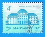 Stamps : Europe : Hungary :  Edificio