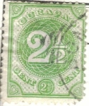 Stamps Netherlands -  CURASAO 2 1/2 cent pi
