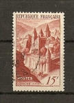 Stamps France -  Abadia de Conques