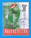 Stamps : Europe : Hungary :  Muñecp