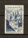 Stamps : Europe : France :  Abadia de Conques / Modificado