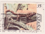 Sellos del Mundo : Europa : Espaa : Fauna en peligro de extinción. Lagarto gigante de El Hierro