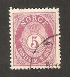 Stamps Norway -  trompeta postal