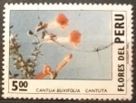 Stamps Peru -  Flores