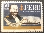Stamps Peru -  Heroes de Angamos