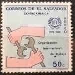 Stamps : America : El_Salvador :  Organización Internacional del Trabajo