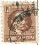 Stamps : America : Cuba :  pi CUBA Estrada Valma 10c