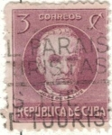 Stamps : America : Cuba :  pi CUBA Jose de la Luz 3c 2
