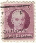 Stamps Cuba -  pi CUBA Jose de la Luz 3c 3