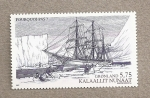 Stamps Europe - Greenland -  Barco exploración Pourquoi pas?