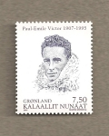 Stamps Greenland -  Paul-Emile Victor, explorador