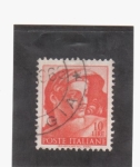 Stamps Italy -  Obra de Miguel Angel