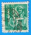 Stamps India -  Trigo