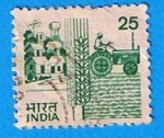 Stamps : Asia : India :  Agricultura