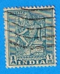 Sellos de Asia - India -  Bodhisa