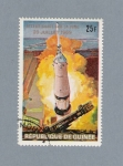 Stamps : Africa : Guinea :  Atterrissage sur la lune 20 de Júlio 1969