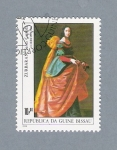 Stamps Guinea Bissau -  Zurbaran.Sama Casilda