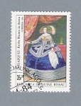 Stamps : Africa : Guinea_Bissau :  Velázquez. Rainha Mariana de Austria