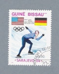 Stamps Guinea Bissau -  Sarajevo. Juegos Olímpicos de Invierno