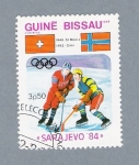 Stamps Guinea Bissau -  Sarajevo. Juegos Olímpicos de Invierno