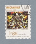 Stamps Africa - Mozambique -  Exposición Internacional de sellos postales