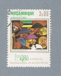 Sellos de Africa - Mozambique -  Exposición Internacional de sellos postales