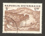 Sellos de Europa - Austria -  bosque