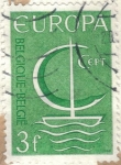 Sellos del Mundo : Europa : B�lgica : BELGICA 1966 (M1446) Europa  3f
