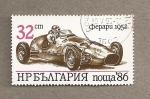 Stamps Bulgaria -  Ferrari de carreras de 1952