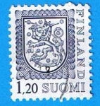 Stamps : Europe : Finland :  Escodo de armas