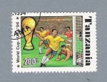 Stamps : Africa : Tanzania :  Campeonato del Mundo de Futbol USA
