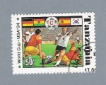 Stamps Tanzania -  Campeonato del Mundo de Futbol USA'94