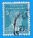 Stamps : Asia : Turkey :  personaje