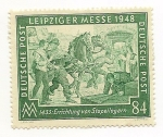 Stamps Germany -  Leipziger Messe 1948