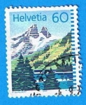 Stamps Switzerland -  Alpes