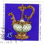 Stamps Germany -  ALEMANIA 1971 Grunes Gewolbe, Dresden: Prunkkanne aus Nurnberg 15