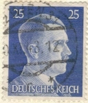 Stamps Germany -  pi ALEMANIA hitler 25